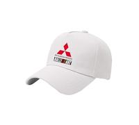 WSXCDE Gorra de Béisbol, para Mitsubishi Lancer ASX Pajero I200 Ralliart Outlander Galant Ajustable Gorra béisbol algodón, Gorra de béisbol Unisex Moda Gorra Deportiva Casual Protección Solar,G-S