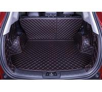 WSYLJX Cobertura Completa Alfombrillas de Maletero de Coche para Hyundai Kona 2018-2023 2024 2025, Maleteros Bandeja Trasero Alfombra Protectora Accesorios,Black Red