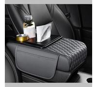 WSYLJX Cojín Reposabrazos de Coche para BMW M3 E46 Coupe X4 M40d M40i xDRIVE 35i 28i 35i, Cuero Impermeable Cojín Apoyabrazos Alfombrilla Consola Central Accesorios,Beige