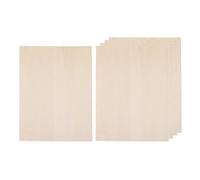 Wsymxuo 10 Tablas de Madera para Proyectos de Bricolaje, Tablas de Madera, Manualidades para Barcos, Botes, Casas, Aviones, Grabados, 150mmx100mmx1mm