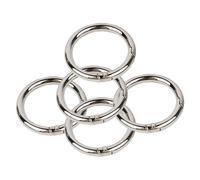 Wsymxuo 5 Piezas de Anillos de Resorte, Espiral de Resorte, Bolsos de Moda, Manualidades DIY, Llaveros, Accesorios Organizadores, Clips de Mosquetón Redondos, 32MM