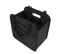 Wsymxuo Bolsa Botellera 6 Compartimentos Organizador Botellas Suave Contenedor, Negro