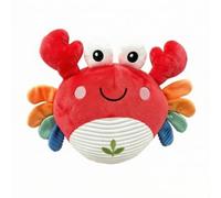 Wsymxuo Juguete Musical Cangrejo Blando Juguete Peluche Interactivo Sensorial Pelota Rebotadora Felpa para Abdomen Time