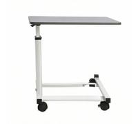 Wsymxuo Mesa Hospital con Ruedas Regulable Ajustable Mesa Cama con Ruedas Móvil Auxiliar para Cuidadores, Adultos Mayores, Dormitorio, Clínica