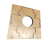 Wsymxuo Plantilla para Caja de Servilletas, Troqueles de Corte de Cuero, Accesorios para Marroquinería para Máquina de Troquelado.