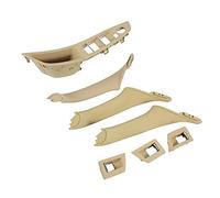 WSYYWD 7 Uds asiento de conductor de coche reposabrazos delantero derecho tirador de puerta Interior 1 orificio apto para BMW F10 10-17 LHD Auto Interior-Beige