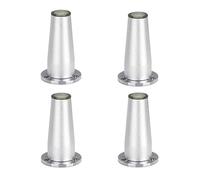 WSZGRJDM 4 Piezas Pata de Soporte de sofá de Aleación de Aluminio, Ajustable Cónicas Patas para Muebles Patas de Soporte para Mesa Patas de Gabinete（8/10/12/15/20 cm）
