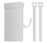 WSZJINB 70 unidades de Bridas Reutilizables de 15cm de Longitud, Cable Management, Sujeta Cables Blanco, Correas para Organizador de Cables
