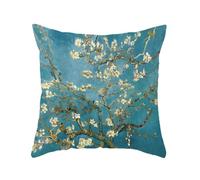 WsznhW Funda de Almohada Decorativa, 45cm Cuadrado, Set de 1, Cierre de Cremallera (Flor de Almendro)