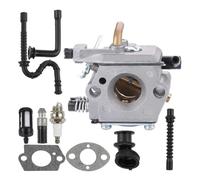 WT-194 Carburetor Compatible 024 026 024S MS240 MS260 Chain Saw Parts Replacement 1121 120 0611 Garden Tools(Silver)