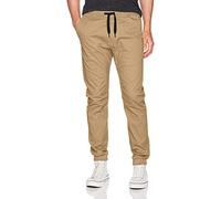 WT02 Casual Cotton Twill Jogger Pants, Stretchable, Comfortable Fit Pantalones Informales, Luz De Color Caqui, M para Hombre