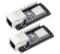 WT32-ETH01 Red de Puerto Serie Integrado RUIZHI 2 Piezas Módulo MCU Módulo inalámbrico ESP Bluetooth + Wi-Fi Compatible con Arduino