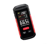 WT635 Detector de humedad de madera con pantalla digital con 8 niveles de datos ajustables, pantalla LCD retroiluminada, batería recargable de 1000 mAh, medición de temperatura ambiente, carcasa ABS