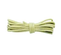 WTAXBH Cordones para Zapatos 2 pares de cordones encerados algodón,5mm longitud, redondos for zapatos Oxford, botas, cuero impermeables(Mustard Yellow,60cm)