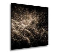 WTD - Lienzo decorativo (40 x 40 cm), diseño de espirales de estrellas en danza cósmica