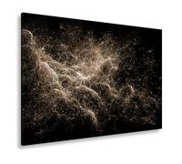 WTD - Lienzo decorativo (60 x 40 cm), diseño de remolino de estrellas en danza cósmica