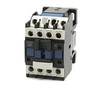 WTEPNQQDI Contactor Motor trifásico Solenoide Triner 1 2A 3P 3er Polo 1NC AC 24V 110V 220 Volt 400V Espiral CJX2-1201 3. Montaje en riel DIN de 5 mm Electricidad Industrial(220vac)