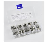 WTEPNQQDI Fusible 100pcs Set 5x20mm Flink Glass Tube Fuse Suit Combin Sorts Kits, Fast Slap Fusibles 0.2 A .5 A 1A 2A 3A 5A 8A 10A 15A 20A
