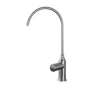 WTEPNQQDI Grifos de Cocina, Grifo Filtro Agua Potable Cuello Cisne 360 Grifo un Solo Orificio, Cepillado A(Brushed A)