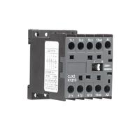 WTEPNQQDI Mini contactor de CA CJX2-K, Carril DIN, 3 Polos, Conductores, 1 NA/3, NC, tensión Bobina: 220 V, 50/60 Hz, 6 A, 9 A, 12 A(0901)
