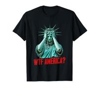 WTF América Estatua De La Libertad Anti-Trump Democracia Política Camiseta