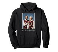 WTF es un kilómetro Abraham Lincoln George Washington Sudadera con Capucha