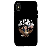 WTF es un kilómetro divertido 4 de julio Ben Franklin Carcasa para iPhone X/XS
