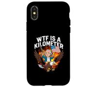 WTF es un kilómetro divertido 4 de julio Ben Franklin Carcasa para iPhone X/XS