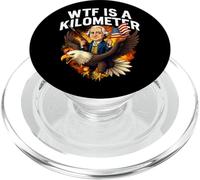 WTF es un kilómetro divertido 4 de julio Thomas Jefferson PopSockets PopGrip para MagSafe
