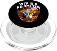 WTF es un kilómetro divertido 4 de julio Thomas Jefferson PopSockets PopGrip para MagSafe