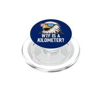 WTF is a Kilometer 4th of July US Flag USA Eagle America PopSockets PopGrip para MagSafe