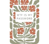WTF is My Password Book - Password Logbook and Internet Password Organizer, Password Books for Seniors, Small Password Keeper for Website Logins, ... Keeper and Organizer with Notes Section