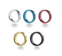 WTGWDA Anillos for glande, anillos for pene for sexo, anillos metálicos for testículos, anillos for Bondage y escroto, anillos for pene, joyería for pene, Juguetes sexuales for hombres(Schwarz,50mm)