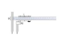 WTKFXVYHU Calibrador Vernier de Acero Inoxidable con Cono de Distancia Central, Herramienta de medición de línea de Desplazamiento de Orificio(10-200mm)