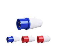 WTKFXVYHU IP44 16A/32A Conector industrial impermeable 3PIN 4PIN 5PIN Conexión eléctrica impermeable Montaje en pared Socket (enchufe industrial, 32A-4P)