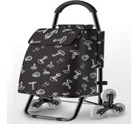 WTLONBF Carretilla de Mano móvil, Carrito de Compras con Silla, Carrito Plegable, Remolque pequeño Antiguo, Carrito portátil, Carrito de Equipaje para Conductor, carritos/C3 (B2)