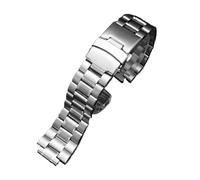 WTNZBAEM Cadena de liberación rápida compatible con Casio G-SHOCK GST-B200, correa de acero inoxidable GST-B200, hebilla plegable, pulsera de metal for hombre.(C Silver)