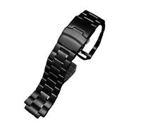 WTNZBAEM Cadena de liberación rápida compatible con Casio G-SHOCK GST-B200, correa de acero inoxidable GST-B200, hebilla plegable, pulsera de metal for hombre.(C Black)