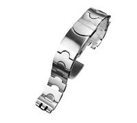 WTNZBAEM Cadena de reloj compatible con Swatch Irony YGS749G, correa metal for estudiantes y ocio, muñeca acero inoxidable macizo(171-Silver,19mm)