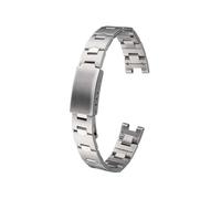 WTNZBAEM Cadena de reloj de metal for mujer, de 14 mm, compatible con Casio Cherry Blossom Series LTP-1241D, correa de reloj de acero inoxidable for mujer.