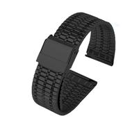 WTNZBAEM Cadena de reloj universal acero inoxidable compatible con Casio, Amani, Fossil y Citizen, correa fino, pulsera impermeable(Black,20mm)