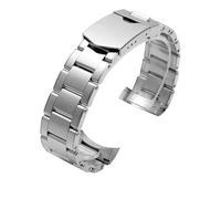 WTNZBAEM Compatible con Tudor Biwan M79230/79363 Kai Cheng 79733, correa de reloj de acero inoxidable de precisión con extremo curvo y boca de arco, 20 mm, 22 mm, macho(Silver,22mm)