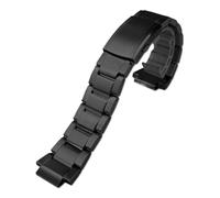 WTNZBAEM Correa de acero inoxidable compatible con Casio G-SHOCK 5608 GST-B200, cadena precisión, pulsera liberación rápida 16 mm(Black)