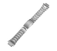 WTNZBAEM Correa de acero inoxidable compatible con Casio Gshock GW-M5610 DW5600 GW-B5600 G-5600 GA2100 GM5600 GM2100(Silver,GM2100)