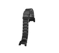WTNZBAEM Correa de acero inoxidable macizo compatible con Casio G-SHOCK Big Mud King tercera generación, GWG-B1000, for hombre(3107-black)