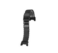 WTNZBAEM Correa de acero inoxidable macizo compatible con Casio G-SHOCK Big Mud King tercera generación, GWG-B1000, for hombre(Cool shark-black)