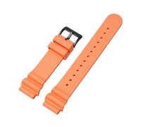 WTNZBAEM Correa de caucho fluorado 20 mm y 22 compatible con Seiko Canned Abalone Black&Green Aqua Ghost Sport, resistente al agua(Orange02,22mm)