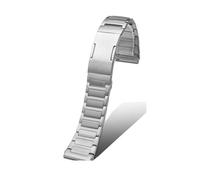 WTNZBAEM Correa de reloj aleación titanio compatible con Zenith Watch 95.9000.670, for hombre, 22 mm, acero precisión, accesorios cadena(Silver,23mm)