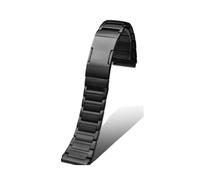 WTNZBAEM Correa de reloj aleación titanio compatible con Zenith Watch 95.9000.670, for hombre, 22 mm, acero precisión, accesorios cadena(Black,23mm)