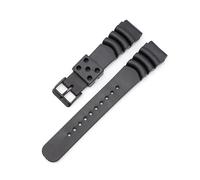 WTNZBAEM Correa de reloj buceo silicona 20 mm, 22 y 24, compatible con Seiko Diver Scuba Casio(Black B,20mm)